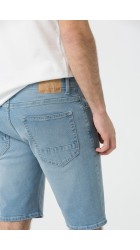 Aνδρική Βερμούδα Τζιν  Tiffosi Slim Short 51-10059969-C10 Γαλάζια
