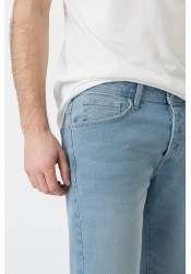 Aνδρική Βερμούδα Τζιν  Tiffosi Slim Short 51-10059969-C10 Γαλάζια