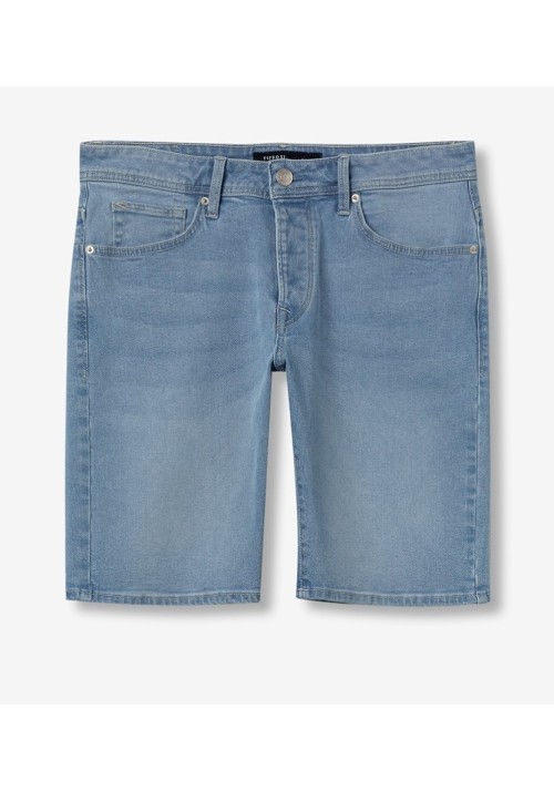Aνδρική Βερμούδα Τζιν  Tiffosi Slim Short 51-10059969-C10 Γαλάζια