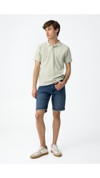 Aνδρική Βερμούδα Τζιν Slim Fit Tiffosi-51-10060007-M10  Μπλε