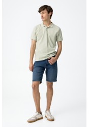 Aνδρική Βερμούδα Τζιν Slim Fit Tiffosi-51-10060007-M10  Μπλε