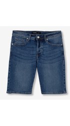 Aνδρική Βερμούδα Τζιν Slim Fit Tiffosi-51-10060007-M10  Μπλε