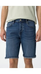 Aνδρική Βερμούδα Τζιν Slim Fit Tiffosi-51-10060007-M10  Μπλε