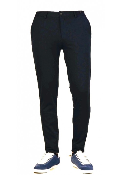Ανδρικό Παντελόνι Chino Ελαστικό με Slim Εφαρμογή Gnious 7087-32 Μπλε