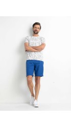 Ανδρική Βερμούδα Chino Petrol SHO501-5093 Navy Μπλε