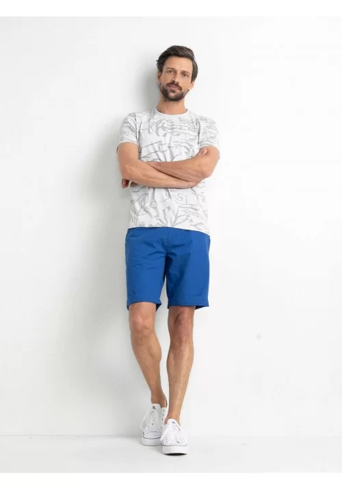 Ανδρική Βερμούδα Chino Petrol SHO501-5093 Navy Μπλε