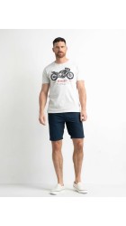 Ανδρική Βερμούδα Chino Petrol SHO501-5152 Μπλε