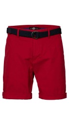 Ανδρική Βερμούδα Chino Ελαστική Petrol SHO504-3061 Κόκκινη