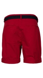 Ανδρική Βερμούδα Chino Ελαστική Petrol SHO504-3061 Κόκκινη