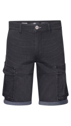 Ανδρική Τζιν Βερμούδα Petrol Cargo M-1050-SHO007-9705 Μαύρη