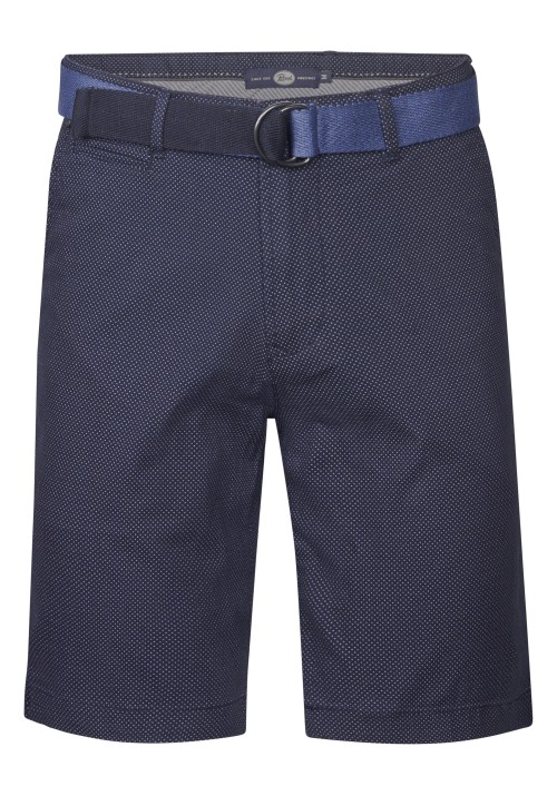 Ανδρική Βερμούδα Ελαστική Chino  Petrol M-1050-SHO5O3-5178 Navy Blue