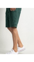 Ανδρική Βερμούδα Chino Ελαστική Petrol SHO504-6145 Μονόχρωμη Πράσινη