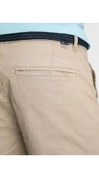 Ανδρική Βερμούδα Chino Ελαστική Petrol SHO504-7113 Μπεζ