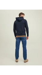 Ανδρικό Φούτερ Jack & Jones Jprbluarchie Sweet Hood Noos 12216335 Navy Blazer
