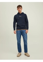 Ανδρικό Φούτερ Jack & Jones Jprbluarchie Sweet Hood Noos 12216335 Navy Blazer
