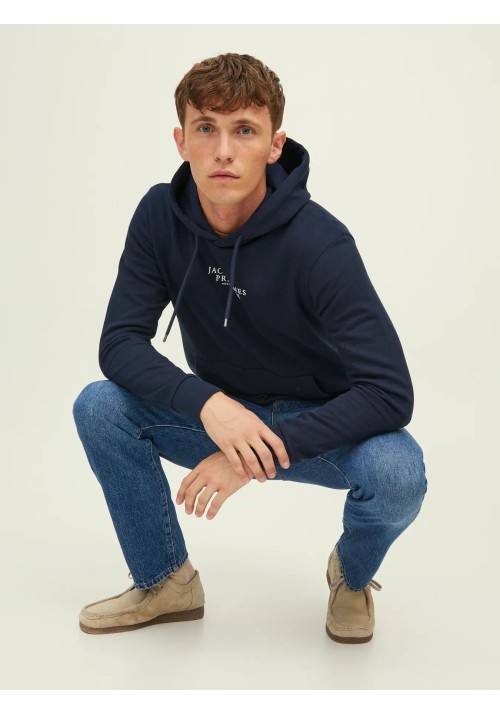 Ανδρικό Φούτερ Jack & Jones Jprbluarchie Sweet Hood Noos 12216335 Navy Blazer
