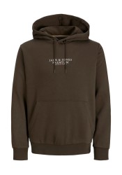 Ανδρικό Φούτερ Jack & Jones Jprbluarchie Sweet Hood Noos 12216335 Black Olive Ανδρικό Φούτερ Jack & Jones Jprbluarchie Sweet Hood Noos 12216335 Black Olive