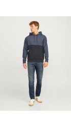 Ανδρικό Τζιν Παντελόνι Jack & Jones  JJIClark JJOriginal AM 419 Noos 12258105 Blue Denim