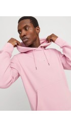 Ανδρικό Φούτερ Jack & Jones Jprbluarchie Sweet Hood Noos 12216335 Pink Nectar