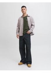 Ανδρική Μπλούζα Βαμβακερή  Jack & Jones JJMakoto Tee LS Neck  12278510 Duffel Bag