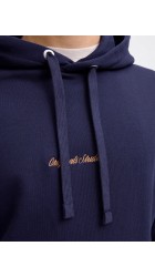 Ανδρικό Φούτερ Jack & Jones JornorrebroEMB Sweat Hood Noos 12282861 Ocean Cavern