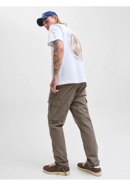 Ανδρικό Παντελόνι Cargo Jack & Jones JPStace Tucker Cargo AMA Noos 12216664 Walnut