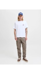 Ανδρικό Παντελόνι Cargo Jack & Jones JPStace Tucker Cargo AMA Noos 12216664 Walnut