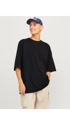 Ανδρικό T-Shirt Jack & Jones JJECharge Tee O-Neck Noos 12259975 Black