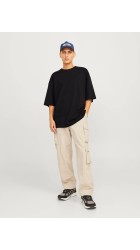 Ανδρικό T-Shirt Jack & Jones JJECharge Tee O-Neck Noos 12259975 Black