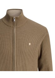 Ανδρική Ζακέτα Πλεκτή Jack & Jones JPRblurex Knit Full Zip Cardigan LN 12284356 Stone Gray