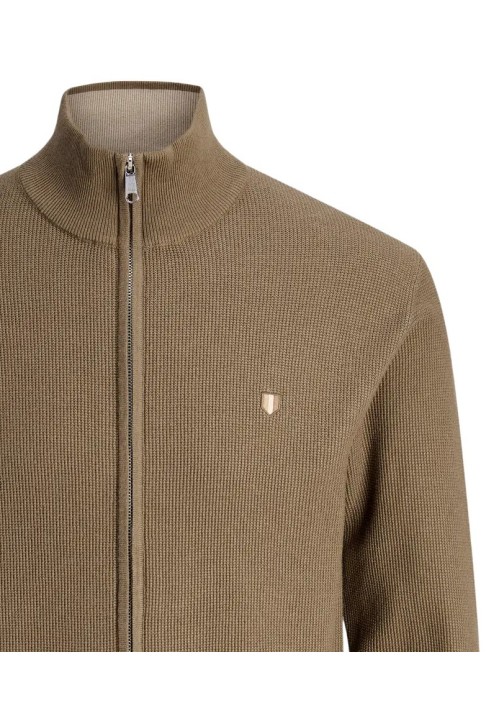 Ανδρική Ζακέτα Πλεκτή Jack & Jones JPRblurex Knit Full Zip Cardigan LN 12284356 Stone Gray