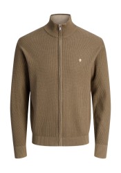 Ανδρική Ζακέτα Πλεκτή Jack & Jones JPRblurex Knit Full Zip Cardigan LN 12284356 Stone Gray