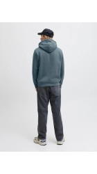 Ανδρικό Φούτερ με Κουκούλα και Τσέπες Jack & Jones JJEBRADLEY 12249340 Sweat Hood Noos Stormy Weather