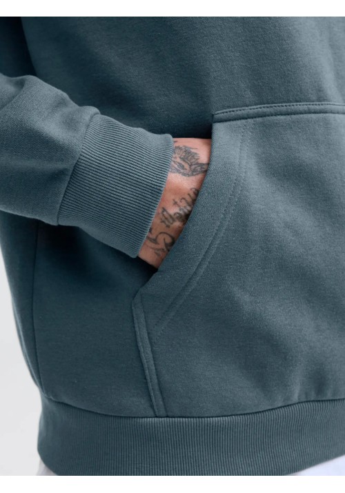 Ανδρικό Φούτερ με Κουκούλα και Τσέπες Jack & Jones JJEBRADLEY 12249340 Sweat Hood Noos Stormy Weather