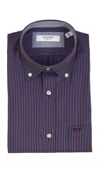 Ανδρικό Πουκάμισο Boston 4291-4 Καρό κόκκινο