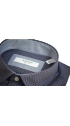 Ανδρικό Πουκάμισο Boston 4291-5 Καρό Μπλέ