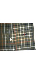 Ανδρικό Πουκάμισο Boston 4384-5 Καρό Πράσινο