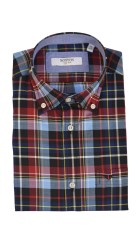 Ανδρικό Πουκάμισο Boston 602-4 Μπλέ