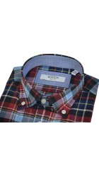 Ανδρικό Πουκάμισο Boston 602-4 Μπλέ