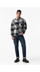 Ανδρικό Μπουφάν Overshirt Tiffosi Langston 10051041-790 Navy Beige