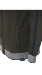 Ανδρική Ζακέτα Φούτερ FQ1924 Wiliam Sweat Cardigan 21900270 Λαδί