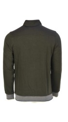 Ανδρική Ζακέτα Φούτερ FQ1924 Wiliam Sweat Cardigan 21900270 Λαδί