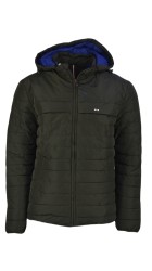 Ανδρικό Μπουφάν FQ1924  Jacob 21900277 Lightly Padded Hooded Jacket Λαδί