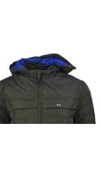 Ανδρικό Μπουφάν FQ1924  Jacob 21900277 Lightly Padded Hooded Jacket Λαδί