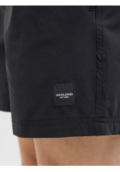 Ανδρικό Μαγιό Jack & Jones JPSTMaui JJSwim Solid AkmSN 12272776 Μαύρο