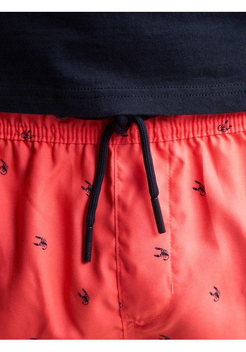 Ανδρικό Μαγιό Σορτς Petrol M-1060-SWS951-3099 Fiery Coral