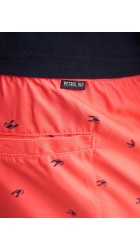 Ανδρικό Μαγιό Σορτς Petrol M-1060-SWS951-3099 Fiery Coral