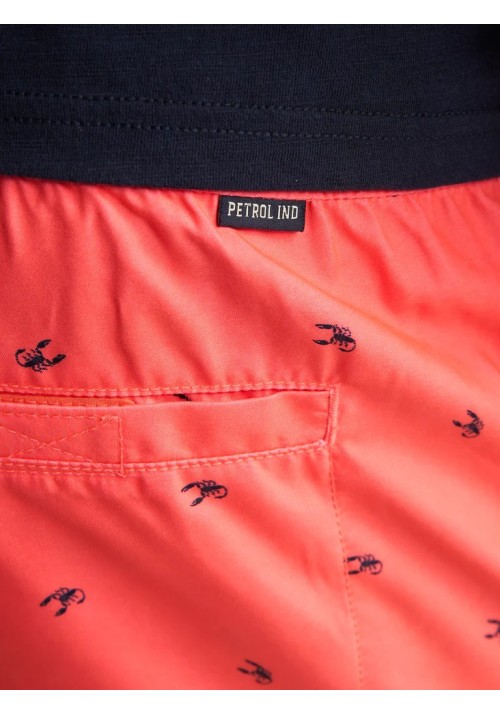 Ανδρικό Μαγιό Σορτς Petrol M-1060-SWS951-3099 Fiery Coral