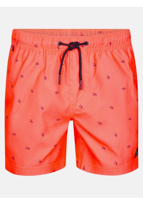 Ανδρικό Μαγιό Σορτς Petrol M-1060-SWS951-3099 Fiery Coral