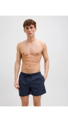 Ανδρικό Μαγιό Σορτς Jack & Jones JPSTMaui JJSwim Solid AKM I2272776 Μπλε